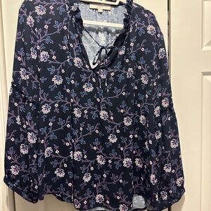 Loft: Floral Print Women's Top